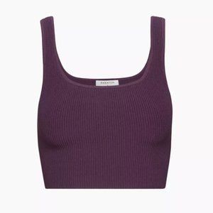 NWT Sculpt Knit Squareneck Cropped Tank